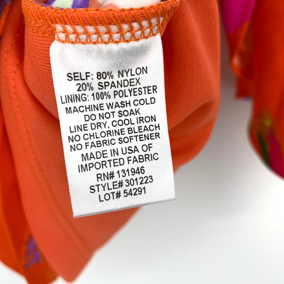 Jude Connally Daniella Jude Cloth 3/4 Flutter Sleeve Top Womens XS Floral Print - Picture 6 of 6